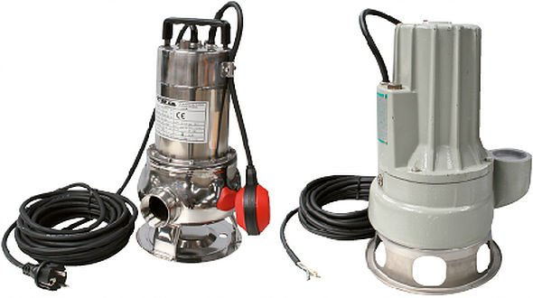 Submersible electric pump for wastewater